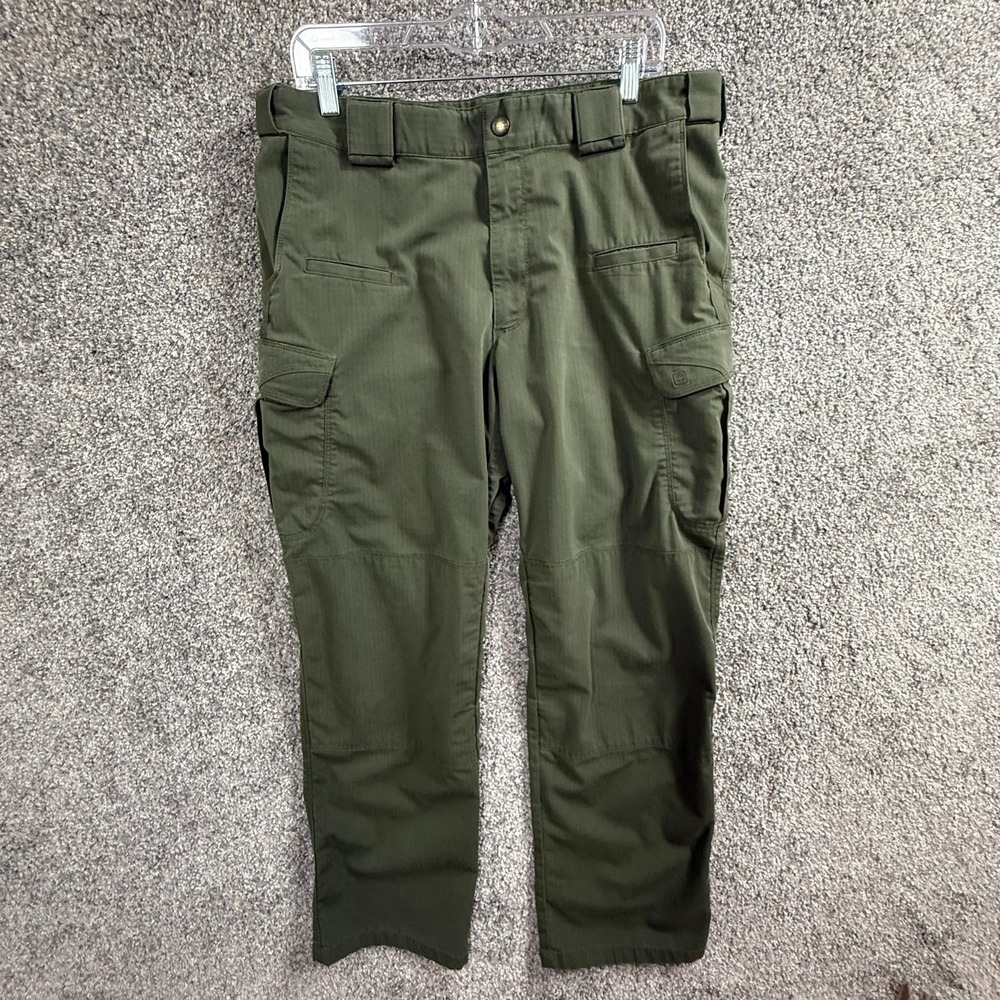 5.11 Tactical Stryke Pants Mens 36x30 TDU Green Flex-Tac Ripstop Cargo Trousers